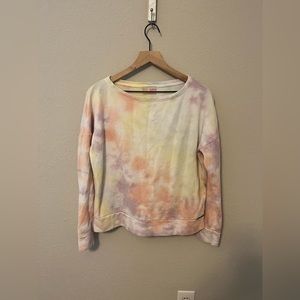 𝅺BETSEY Johnson Performance tie dye long sleeve sweatshirt size medium